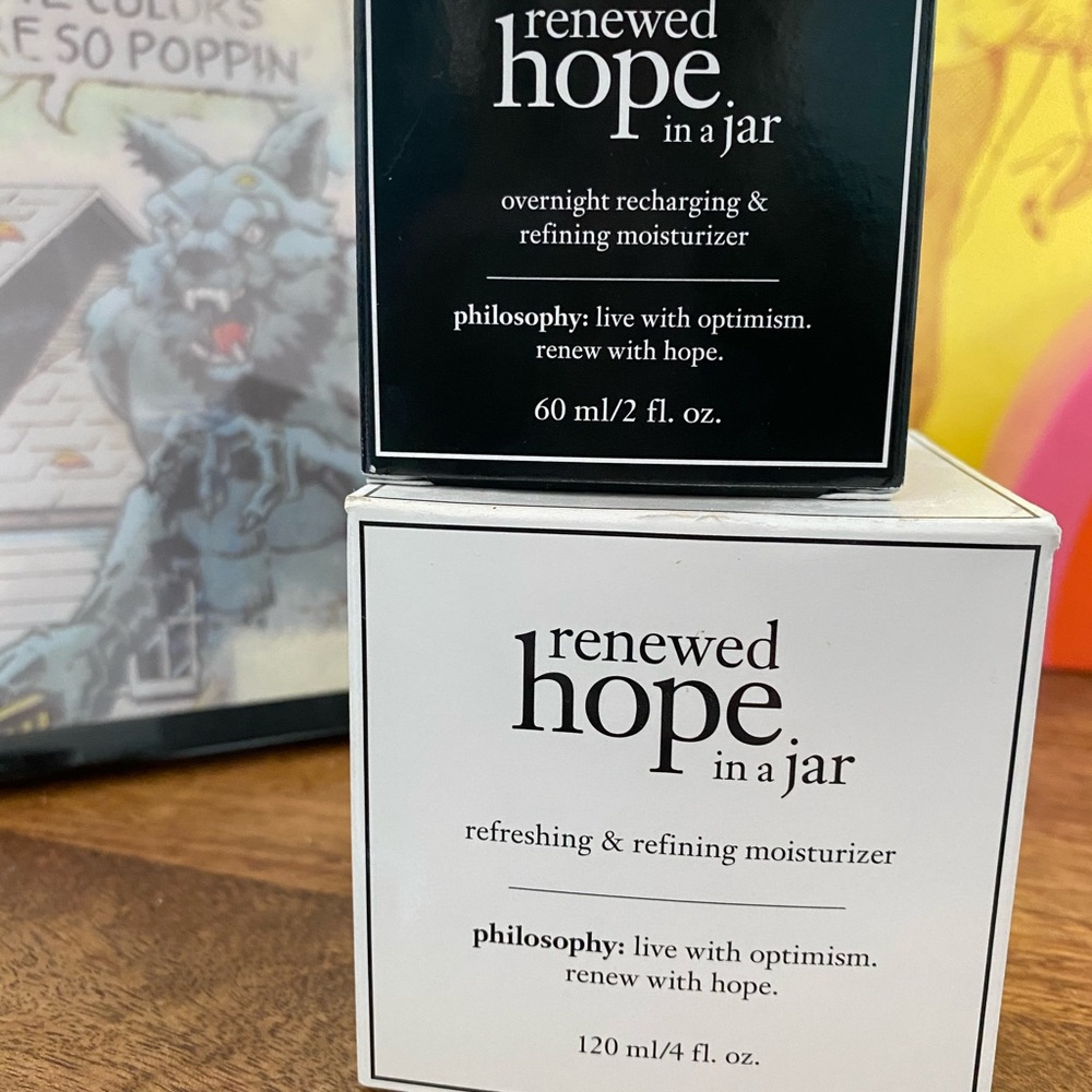 Philosophy Renewed Hope in a jar day/night creams